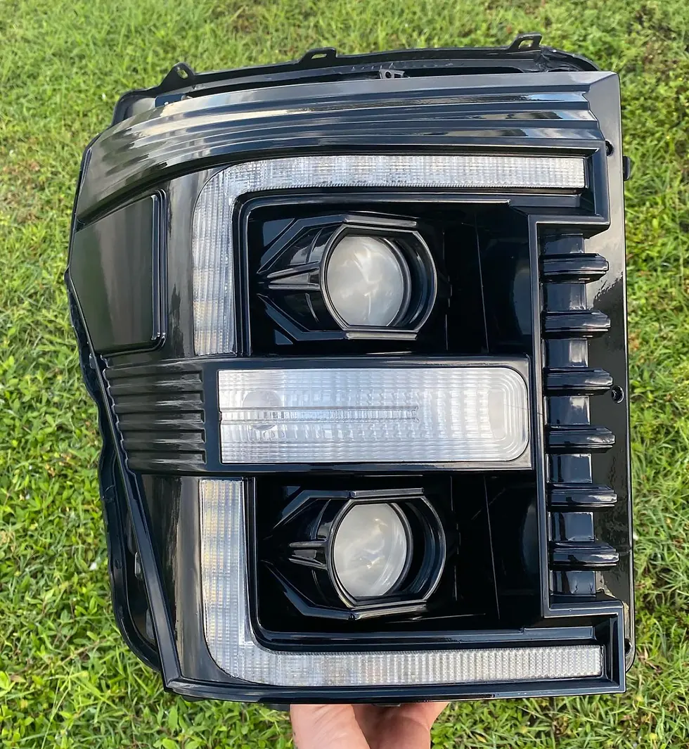 Thumbnail: 2011-2016 Ford SuperDuty Painted AlphaRex Painted LUXX Headlights