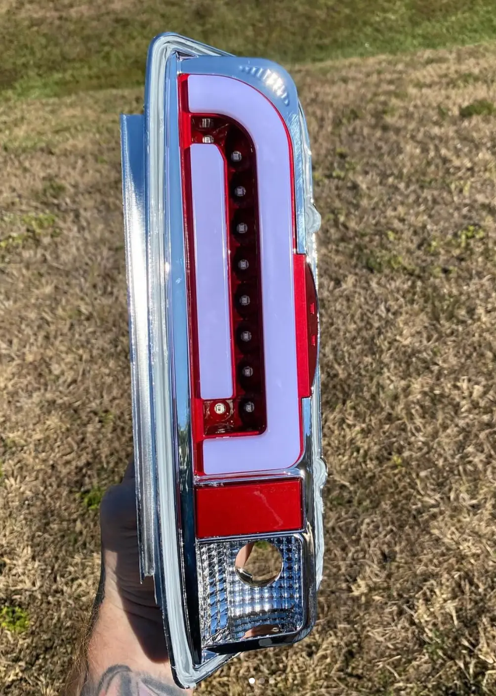 1987-1991 Ford OBS Painted LED BAR Tail Lights