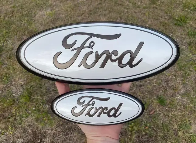 2011-2016 Ford SuperDuty Painted Front & Rear Badge Bundle