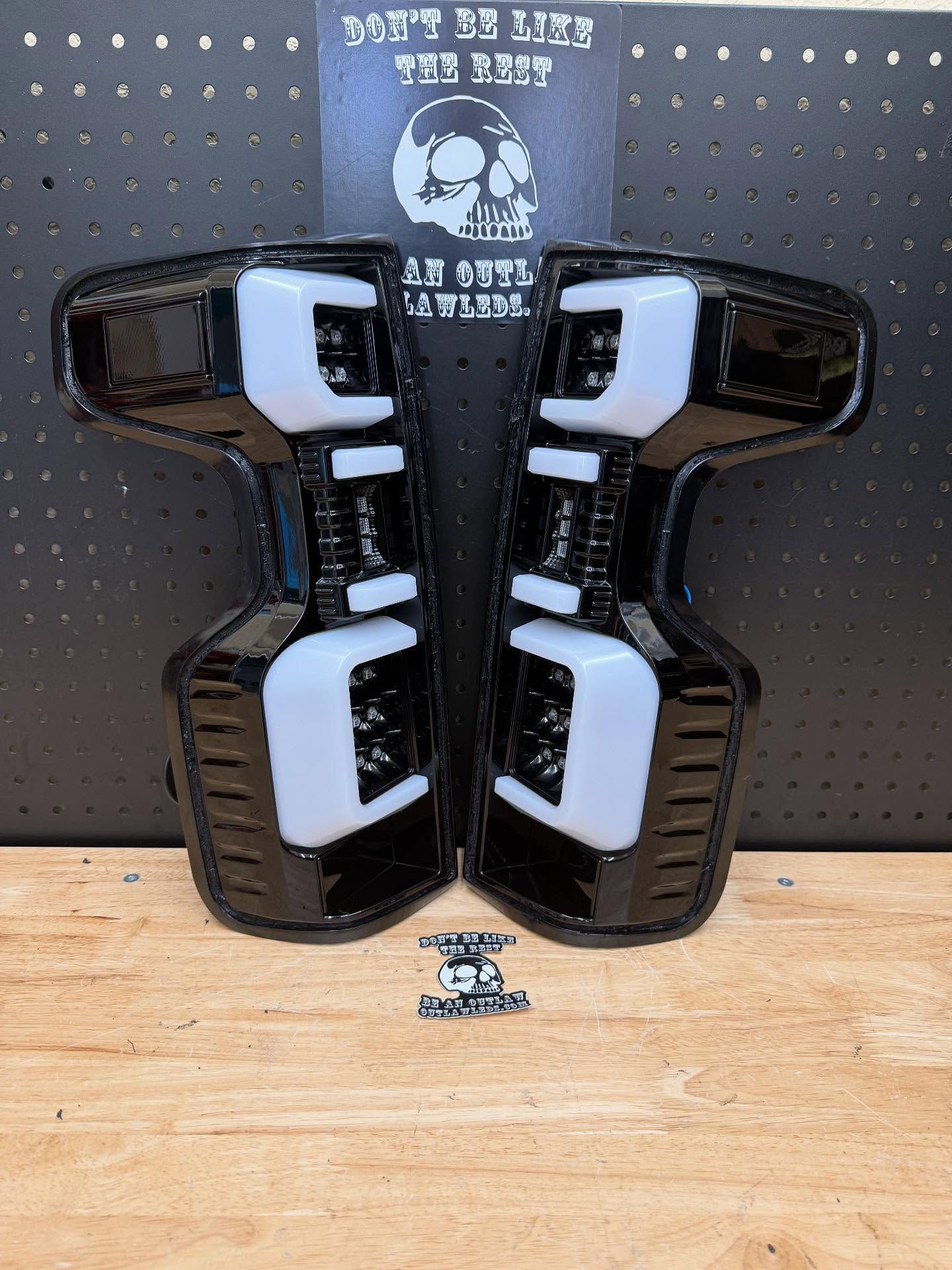 2019-2024 Chevy Silverado LED Painted 1500 Tail Lights