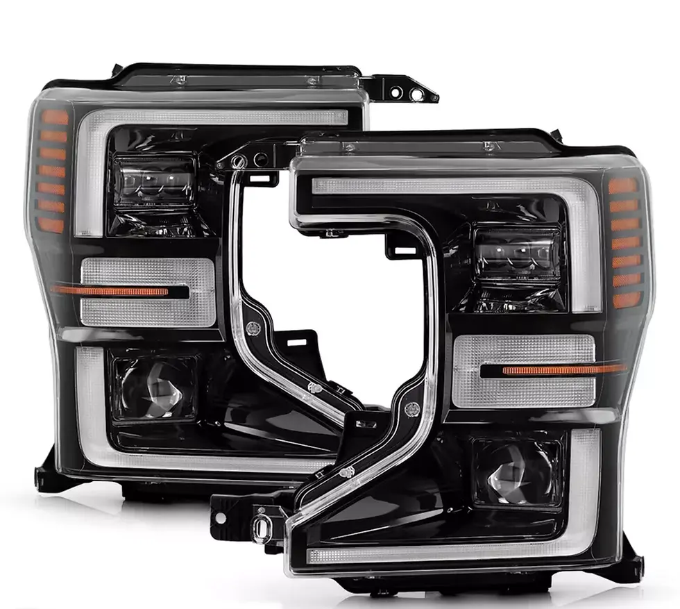 Thumbnail: 2020-2022 Ford SuperDuty Painted LED Headlights (Aftermarket)