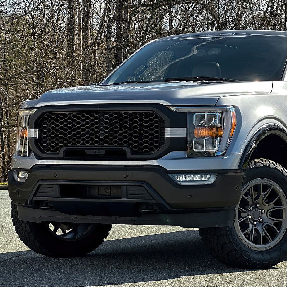 Thumbnail: 2021-2023 Ford F150 Black Switchback Headlights & RGB Grille Bundle