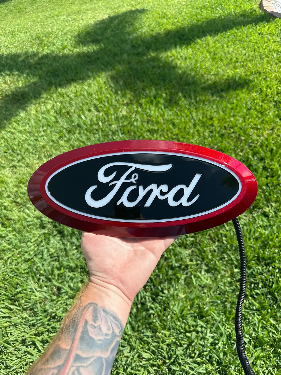 Thumbnail: 2011-2016 Ford SuperDuty Front Painted Light Up NON Camera Badge