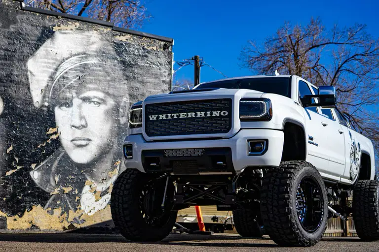 Thumbnail: 2014-2018 GMC Sierra 1500 Painted Morimoto XB LED Headlights