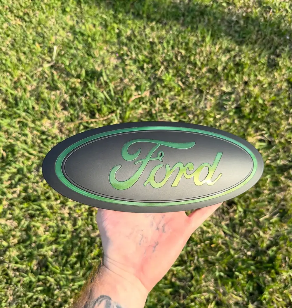 2021-2023 Ford F150 Painted Large Rear Tailgate Badge (Center of Tailgate)