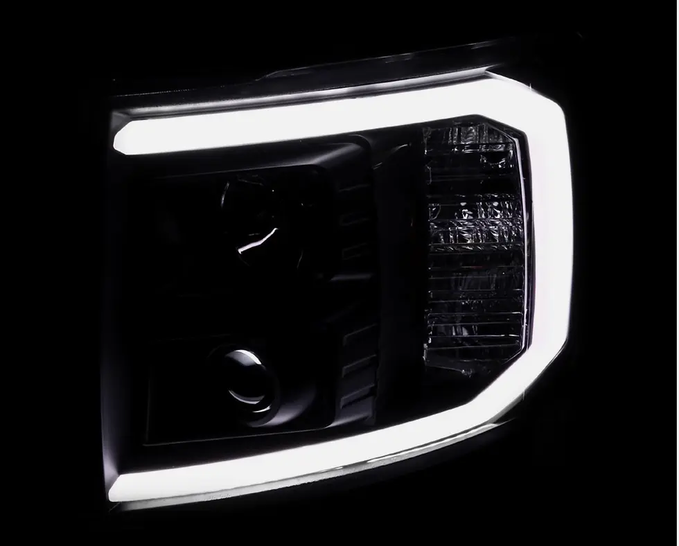 Thumbnail: 2007-2013 Chevy Silverado LED Bar Projector Headlights