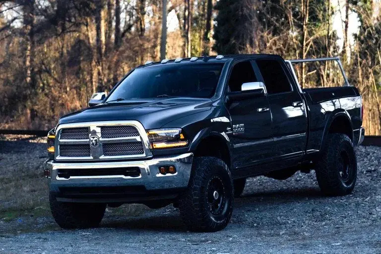 Thumbnail: 2019-2024 Dodge Ram 1500 Classic Morimoto XB LED Headlights Amber DRL