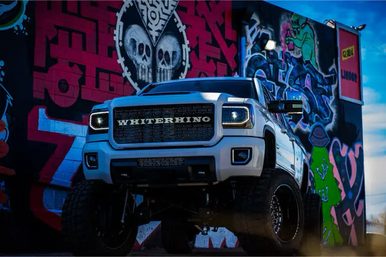Thumbnail: 2015-2019 GMC Sierra HD Painted Morimoto XB LED Headlights