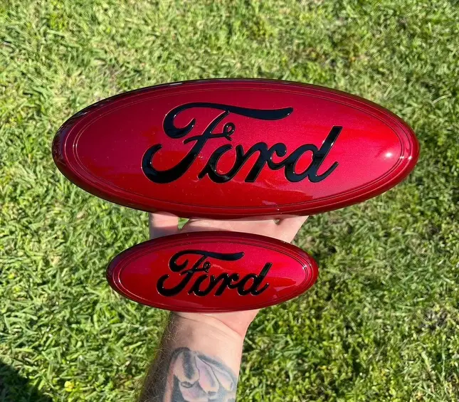 Thumbnail: 2011-2016 Ford SuperDuty Painted Front & Rear Badge Bundle