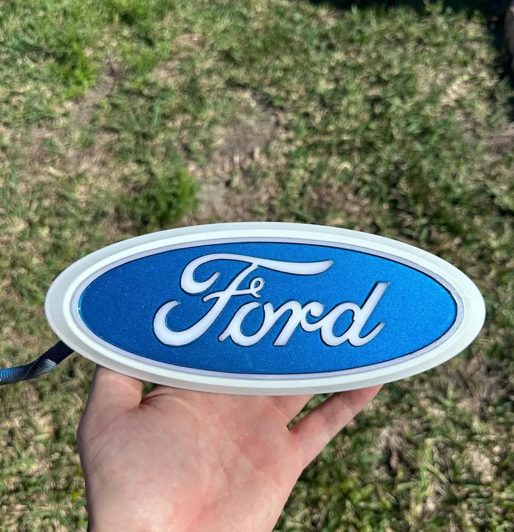 2018-2020 Ford F150 Painted Front Light Up Badge NON CAMERA (Bar Style)