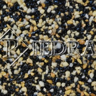 mramor černá 50% žlutá 50%