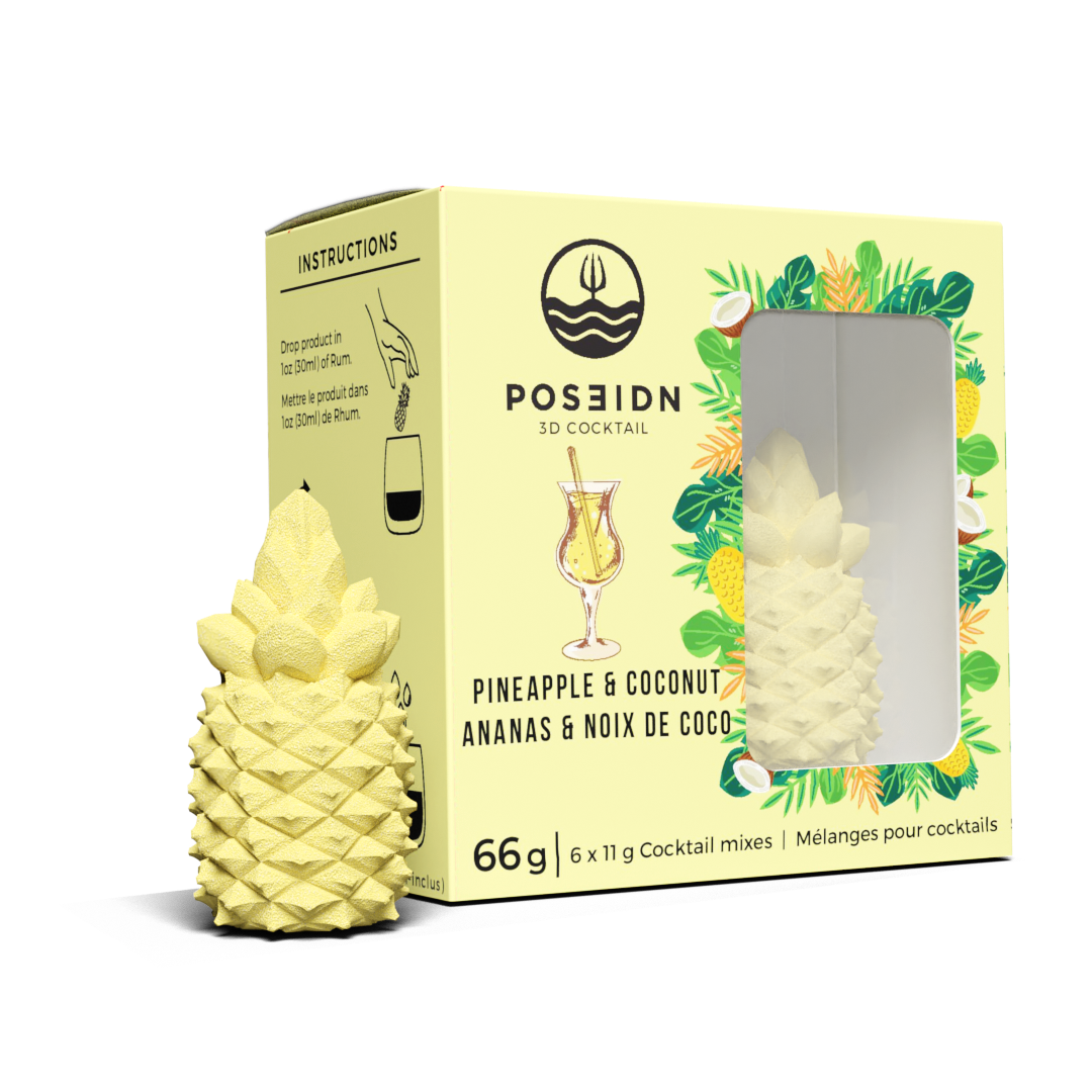 Bombe Cocktail Ananas Noix de Coco