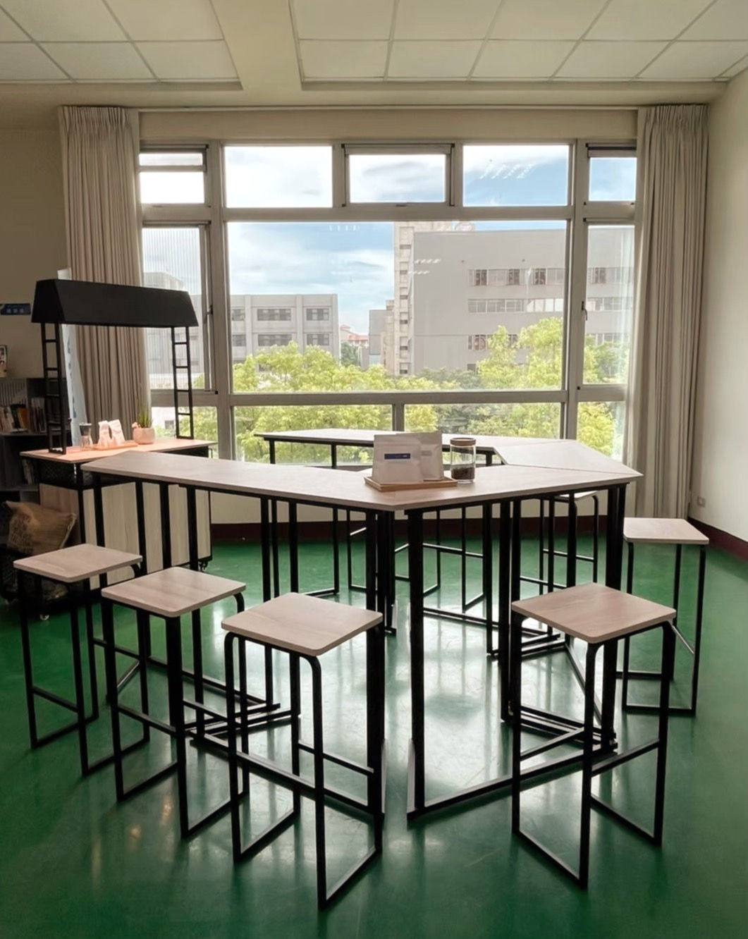 組合式高腳咖啡桌椅