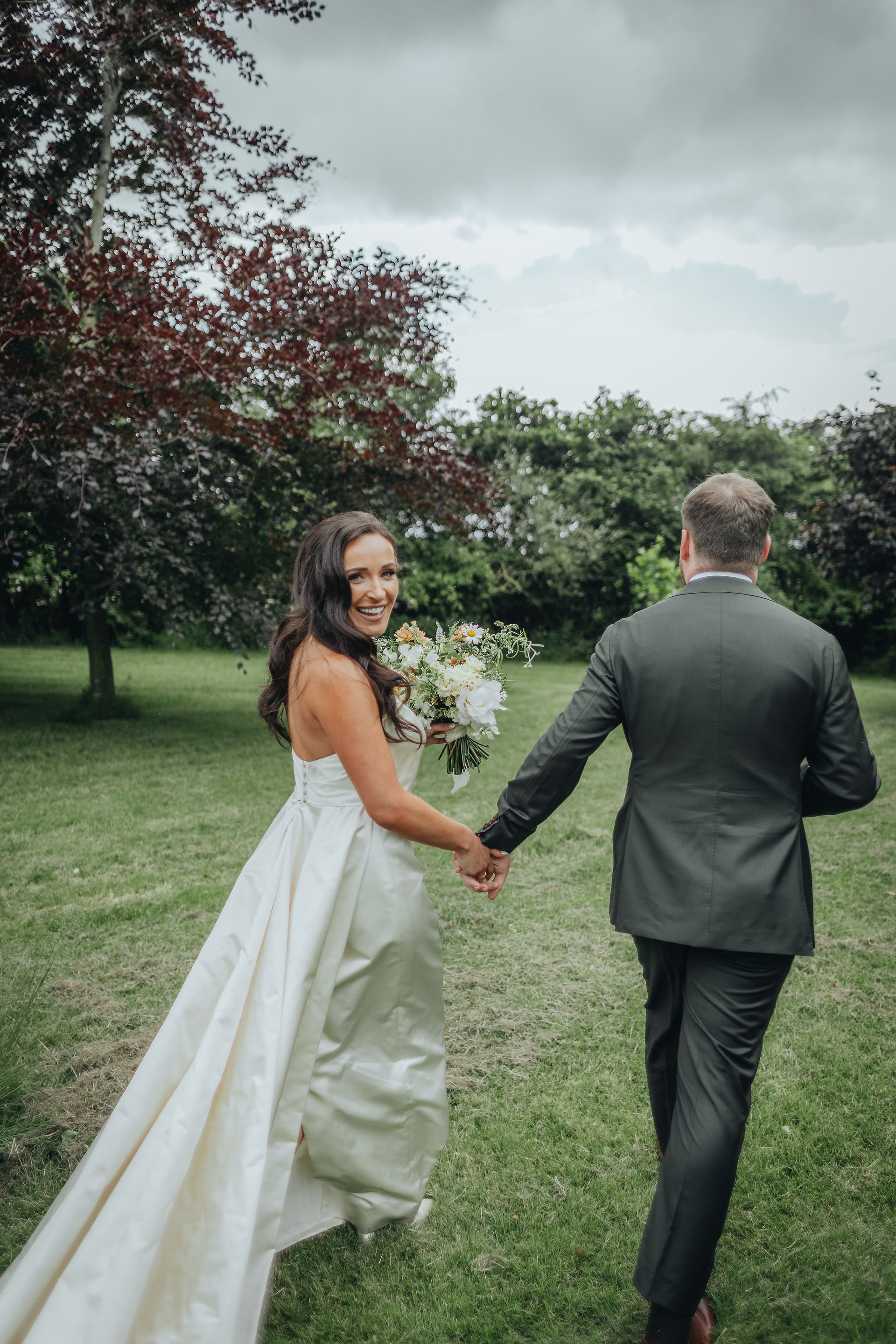 Alveston Pastures Farm couple taking a walk 