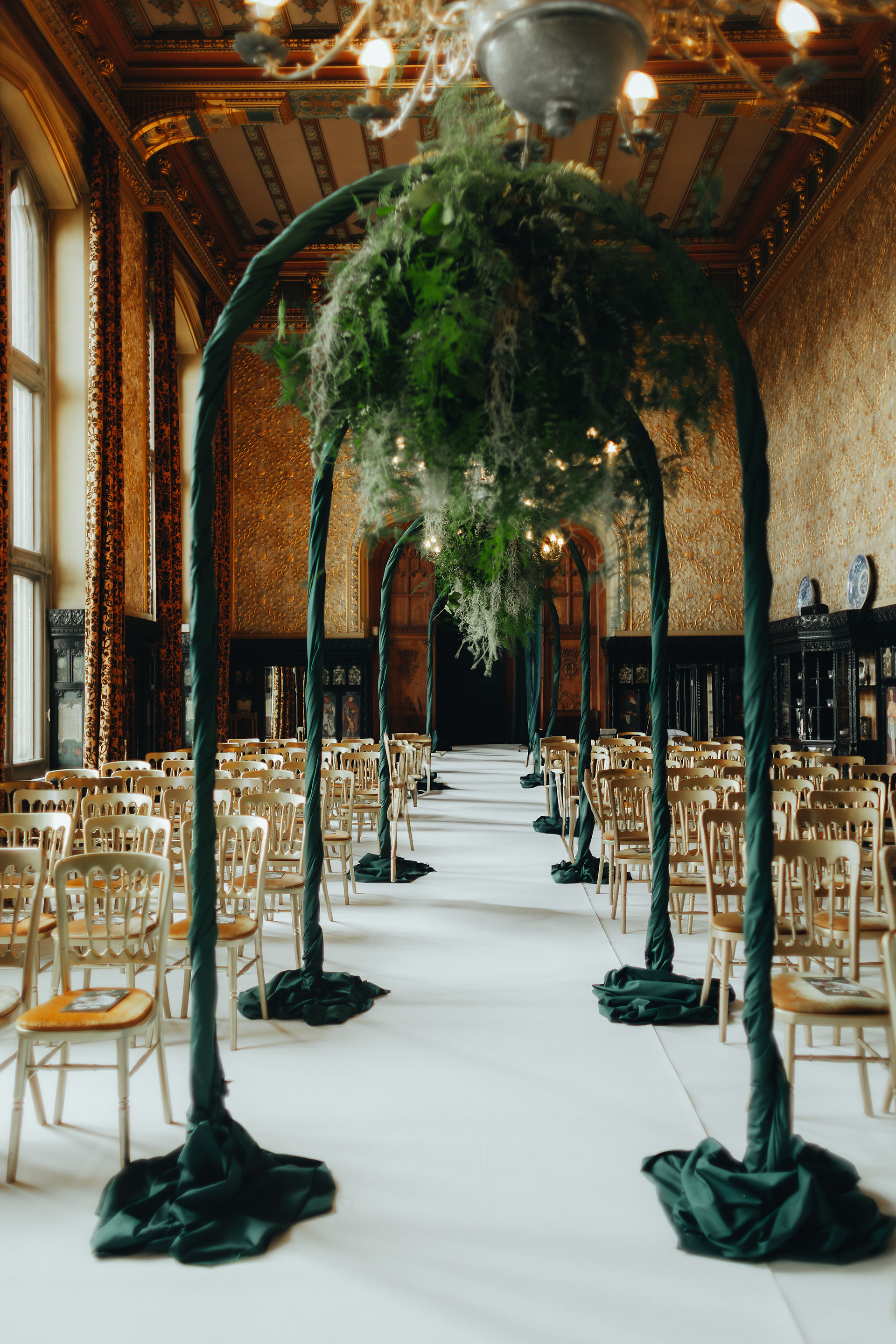 flower arch ceremony 