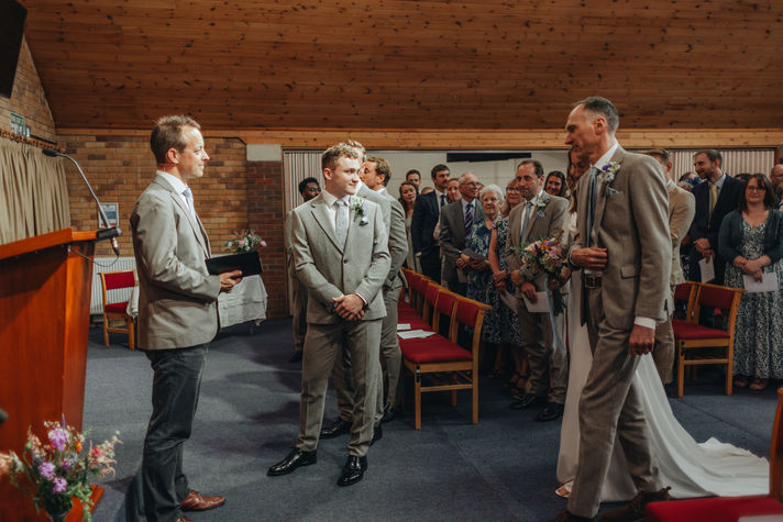 Chesterfield wedding ceremony