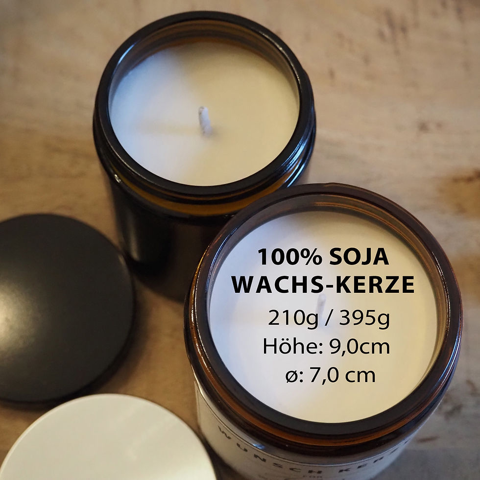 Miniaturbild: Soja Duftkerze im Glas, NR-2 (Wunsch-Kerze)