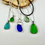 Thumbnail: sea glass pendants, sea glass jewelry, mermaid jewelry necklace, Olympia Farmers Market, Olympia jeweler