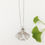 Thumbnail: fine silver ginkgo leaf pendant, nature jewelry, botanical jewelry, silver leaf pendant, ginkgo necklace, PMC jewelry