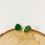 Thumbnail: Kelly green sea glass stud earrings, sea glass jewelry, sea glass earrings, beach wedding jewelry, bezel set earrings