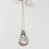 Thumbnail: broken china drop pendant, upcycled china jewelry, upcycled jewelry, silver earrings, Olympia jewelry artist
