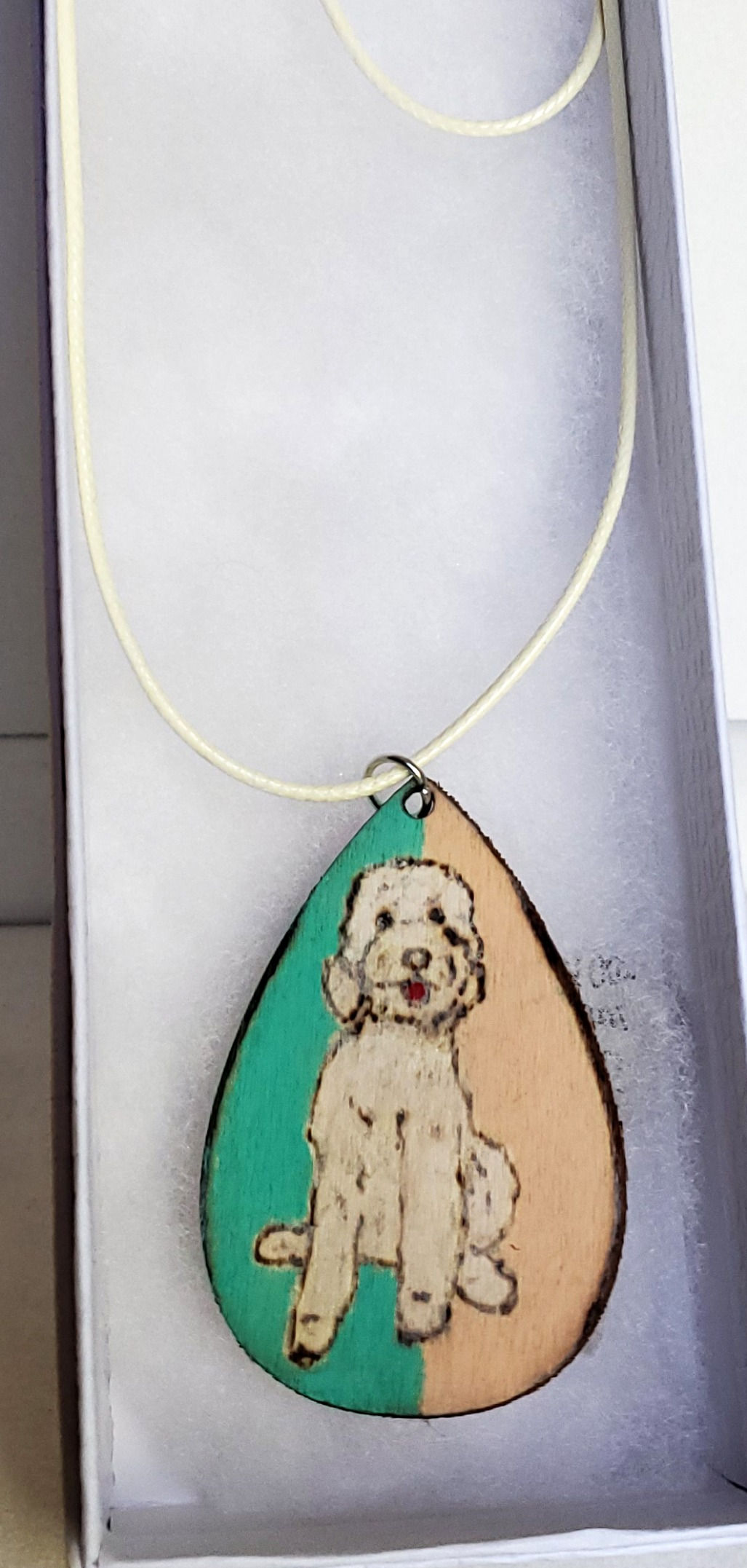 Doodle Necklace with Off-White