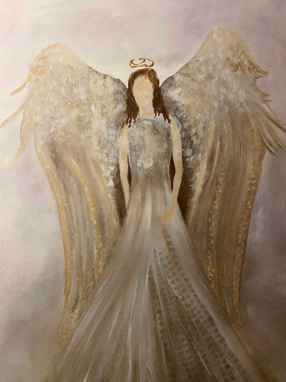"Love, Light, and Hope"  (sold)
24" by 36"