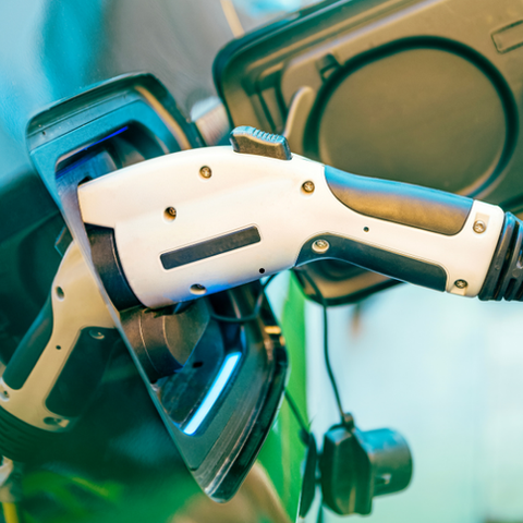 an electric vehicle plug