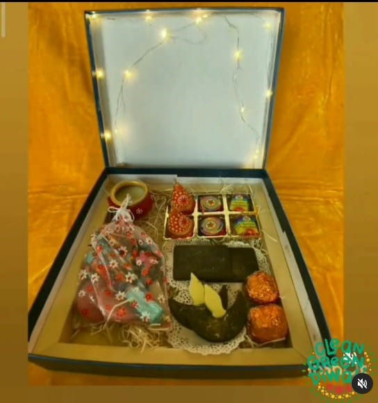Diwali Cracker Theme Chocolate along with Muffins