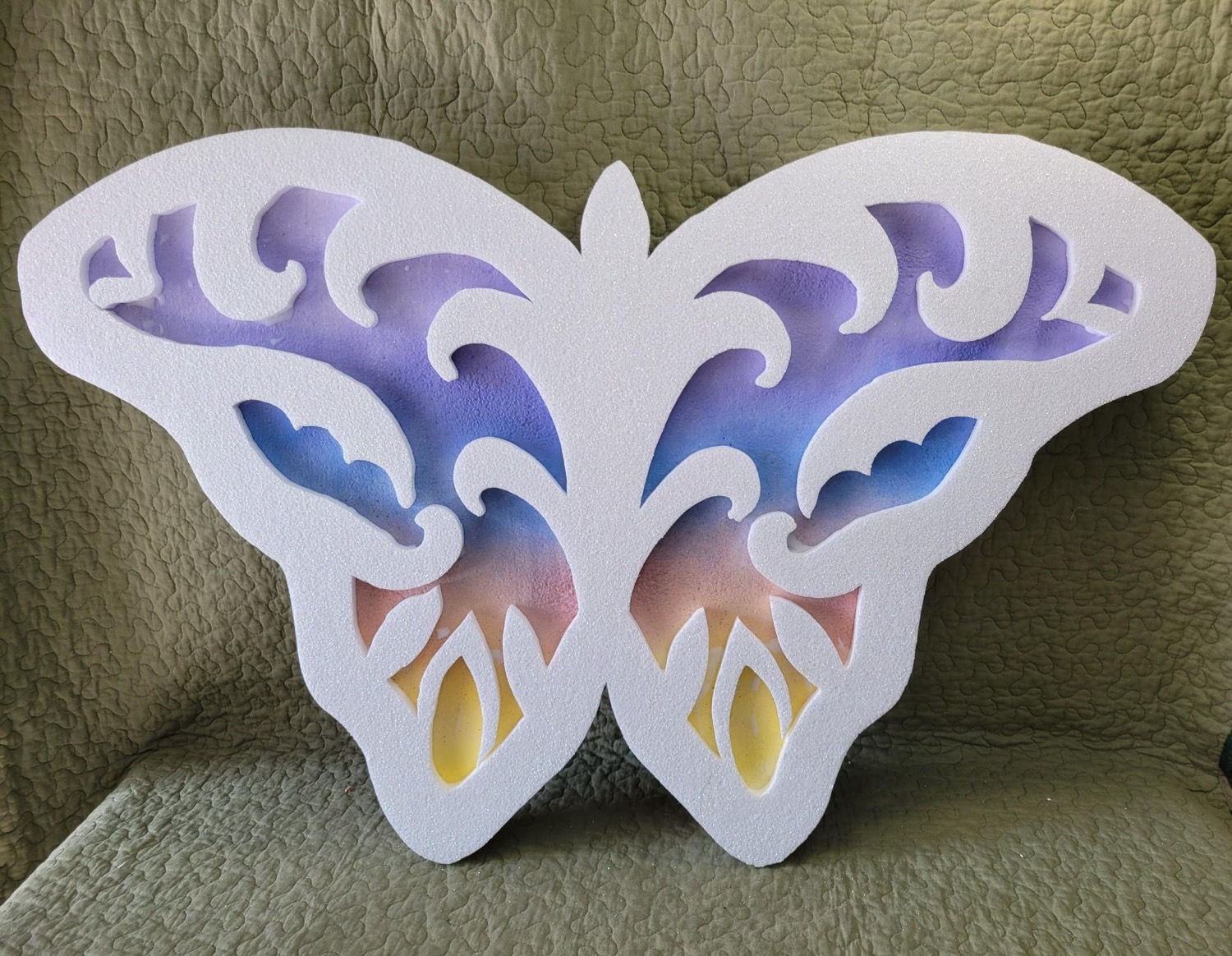 Styrofoam Pastel Butterfly