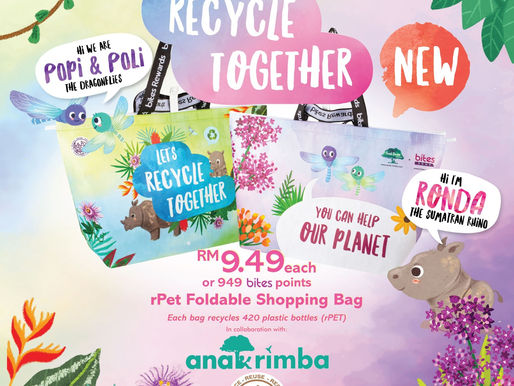 Just out! Ronda and Popi rPET shopping bags