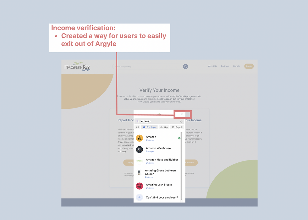 Income verification