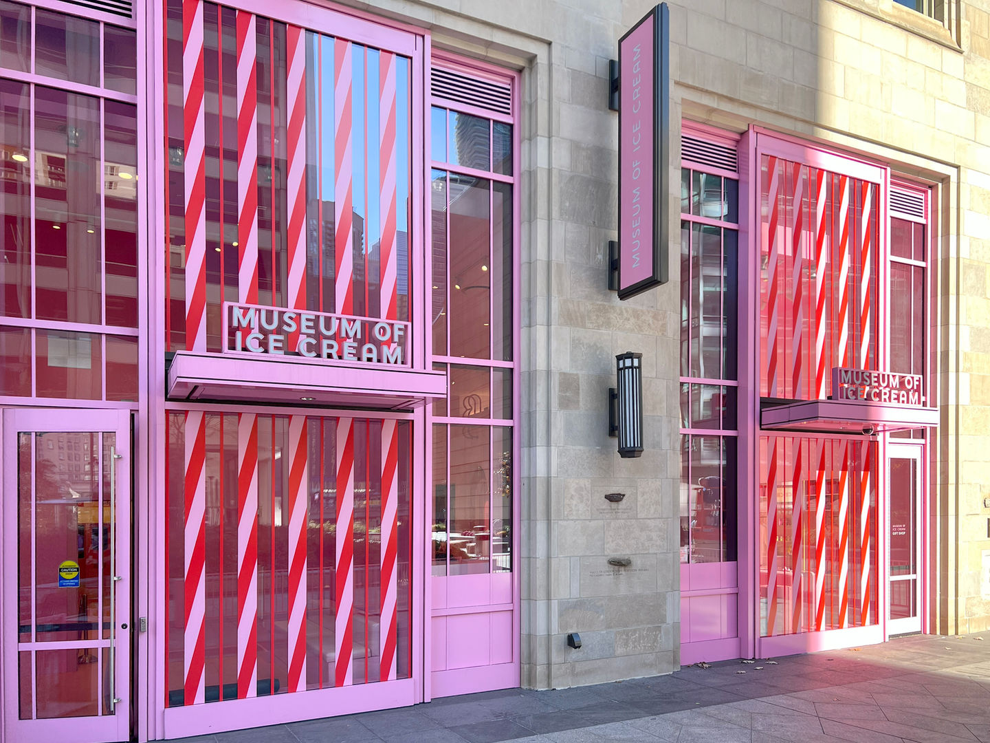 Museum of Ice Cream Holiday Window 1