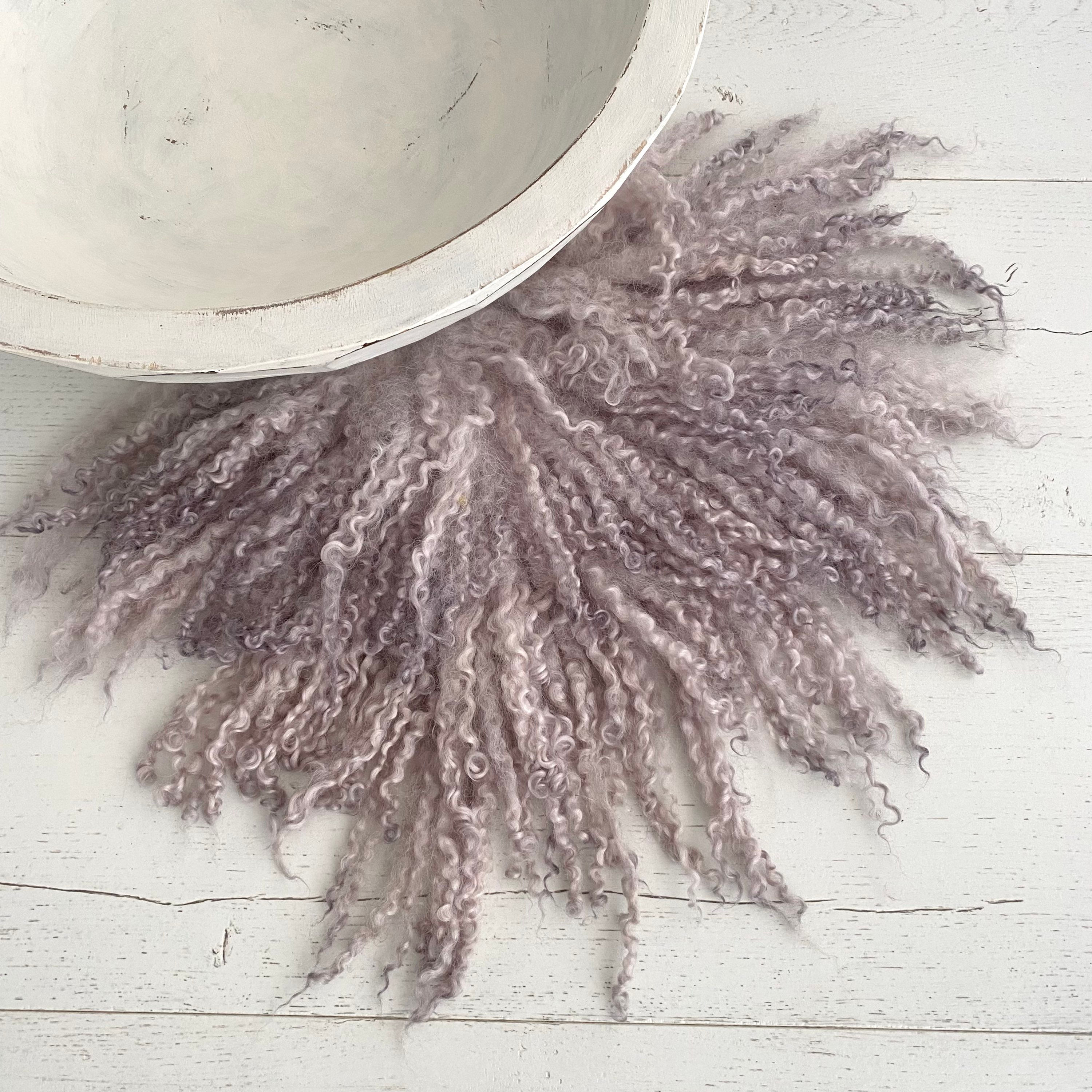 שטיחון פינה מתולתל אפור