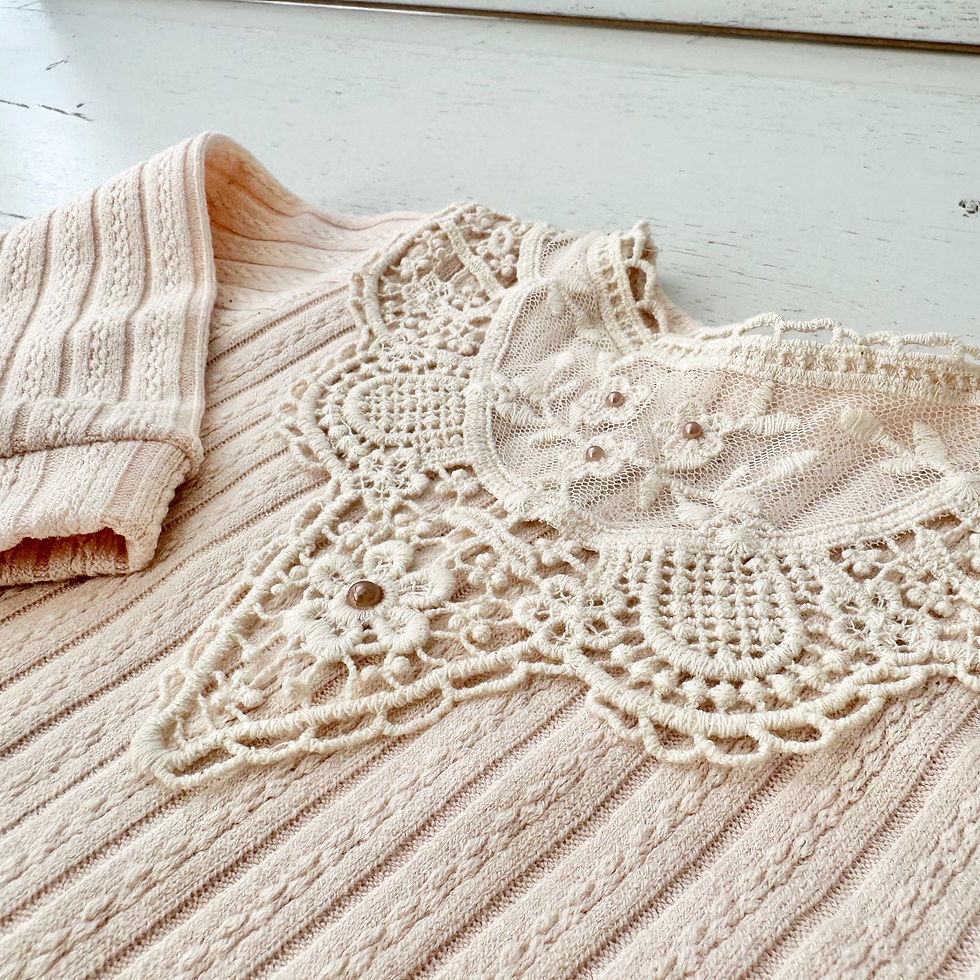 Thumbnail: אוברול+כובע בשילוב תחרה