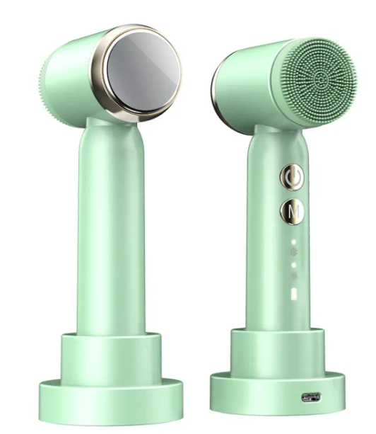 Thumbnail: 6 In 1 Ultrasonic Electric Face Cleansing Brush Compress