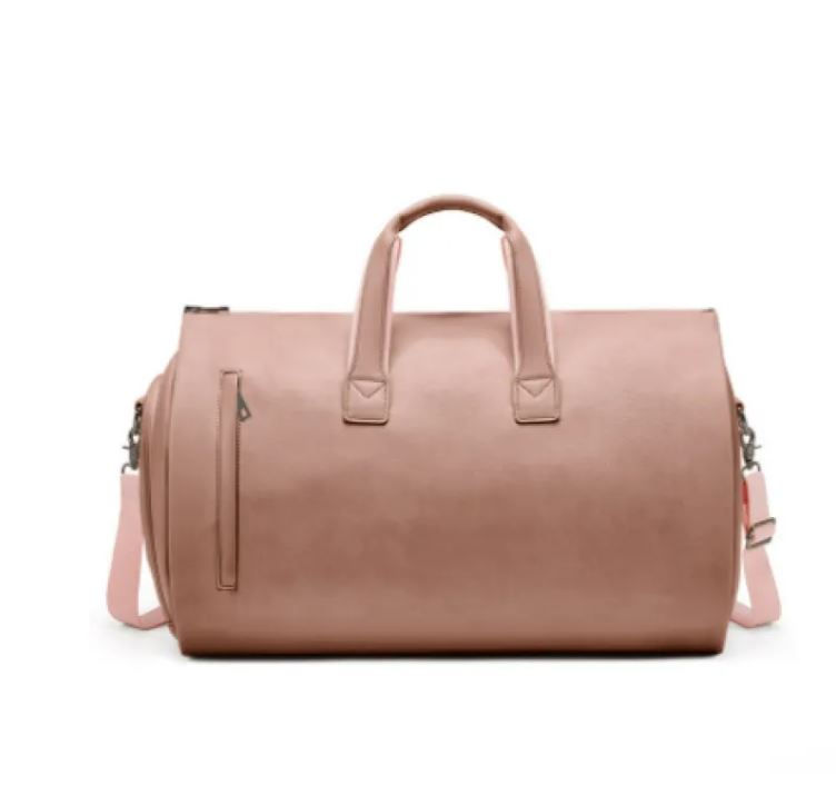 Thumbnail: Waterproof Leather Duffle Bag With Adjustable Strap