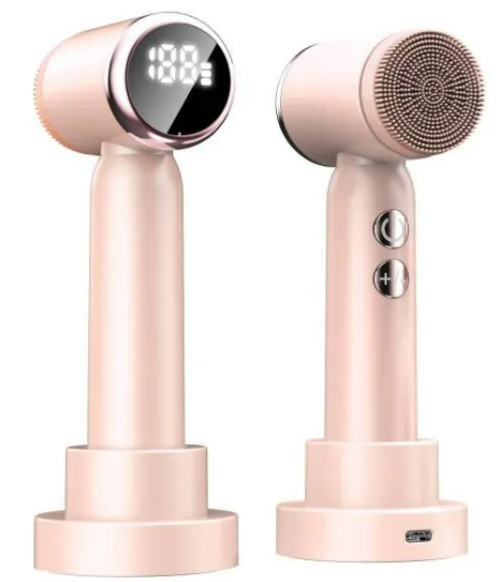 Thumbnail: 6 In 1 Ultrasonic Electric Face Cleansing Brush Compress