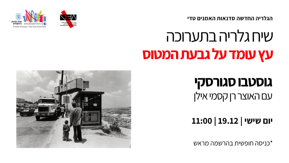 שיח גלריה בתערוכה "עץ עומד על גבעת המטוס"