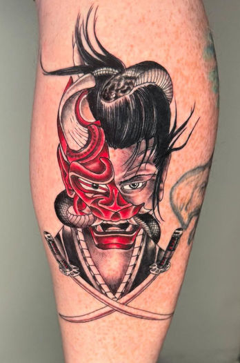 Mixed Styles Illustrative Mask