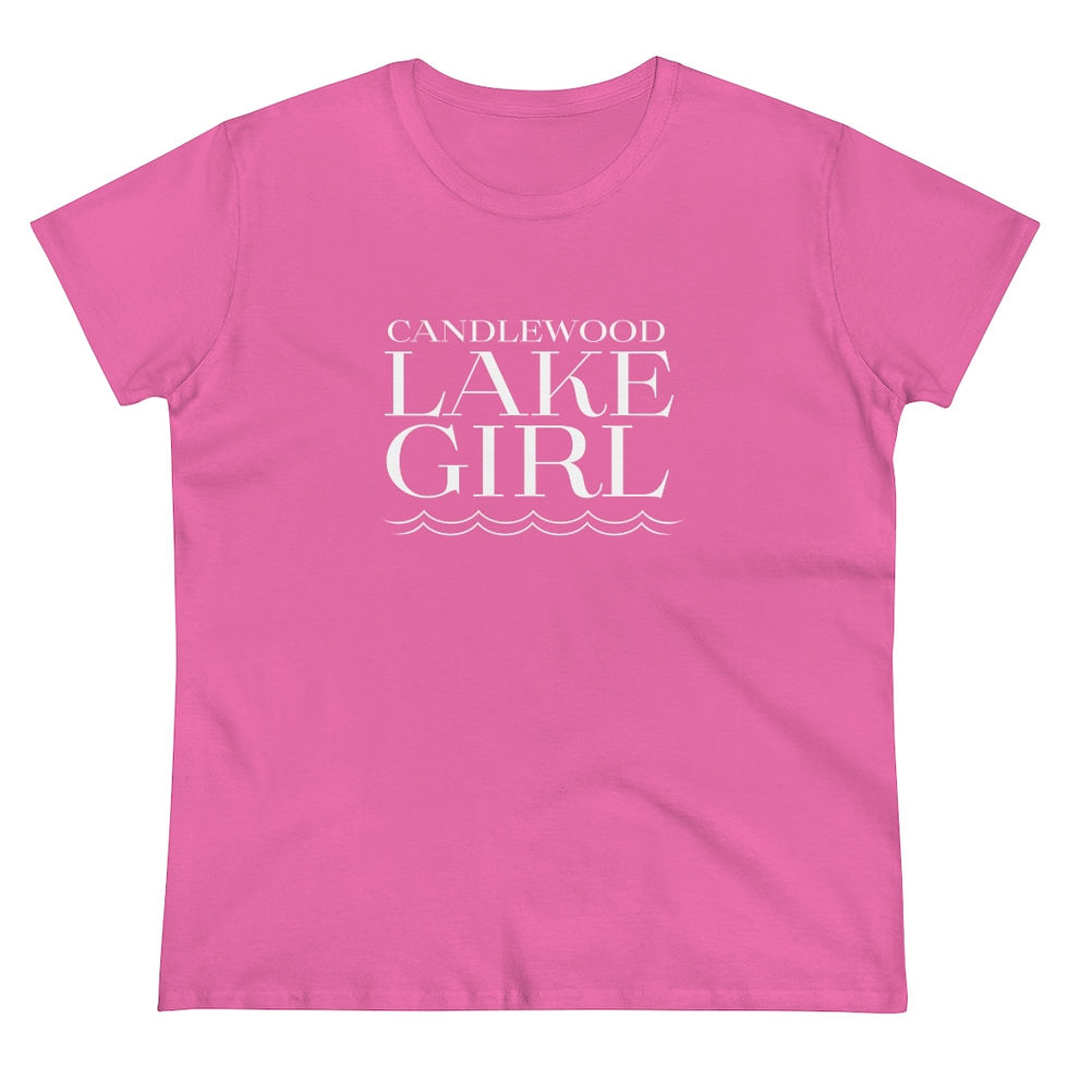 Thumbnail: Candlewood Lake Girl on Women's Heavy Cotton T