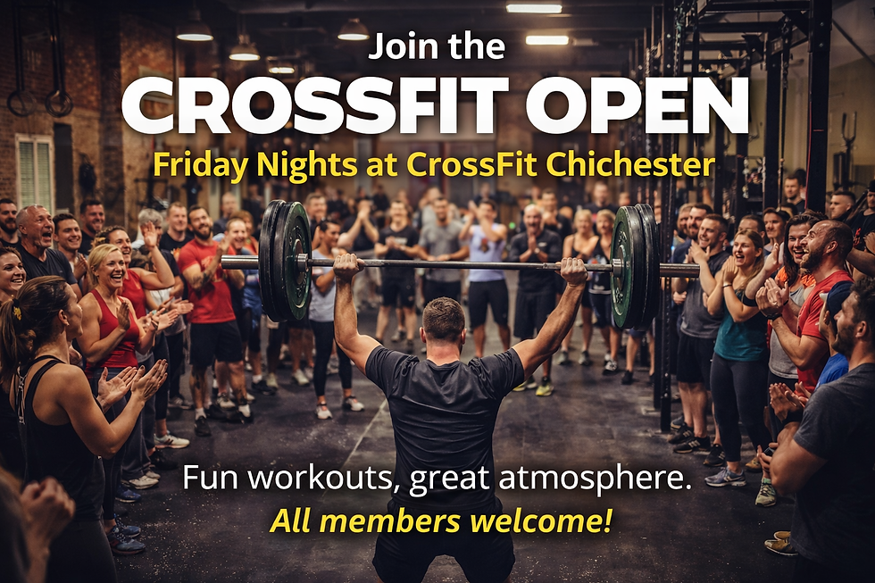 The Crossfit open is fun. Do it.