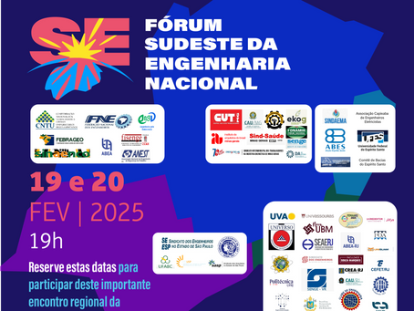 Fórum Sudeste da Engenharia Nacional foi um espetacular feito realizado por 56 entidades e instituições