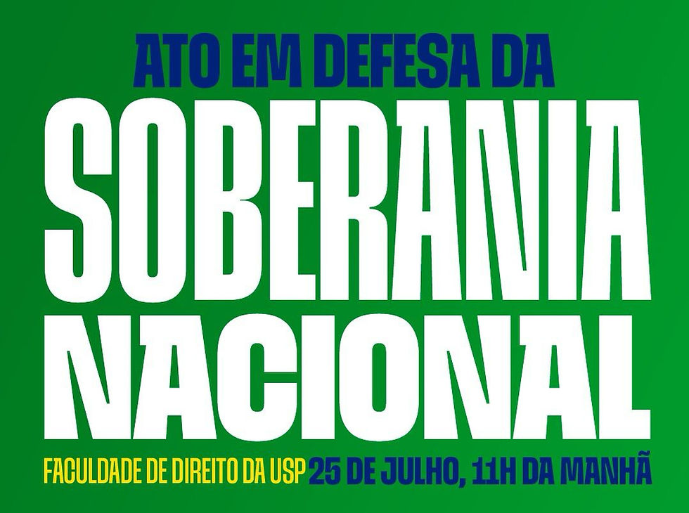 Ato em Defesa da Soberania Nacional