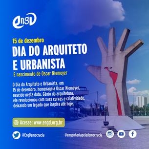 Dia do Arquiteto e do Urbanista