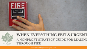 When Everything Feels Urgent: A Nonprofit Strategy Guide for Leading Through Fire