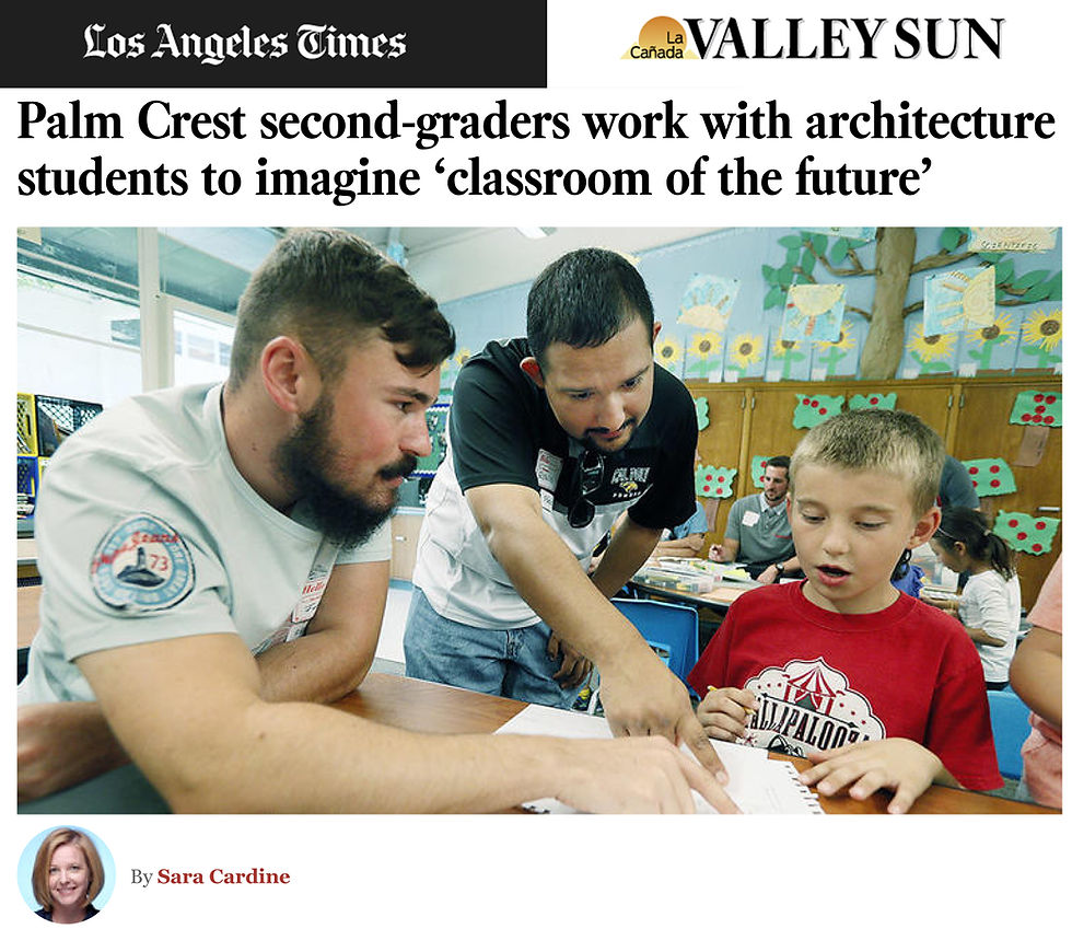 Kevin O'Brien's Cal Poly Pomona students are part of an advanced studio studying educational design