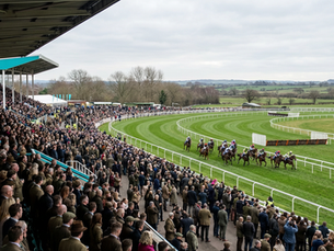 Uttoxeter Racecourse filled with spectators watching horses race - Onyx Transport chauffeur service from Derby