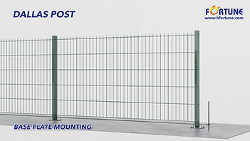 Montage von Pfosten mit Konsole