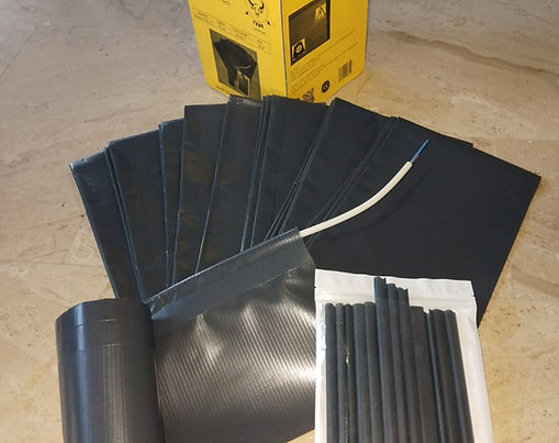 Sichtschutz mit integriertem Kabelkanal